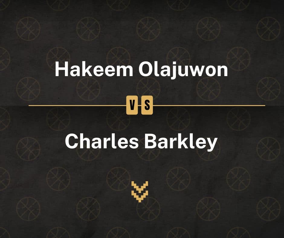 Charles Barkley vs Hakeem Olajuwon